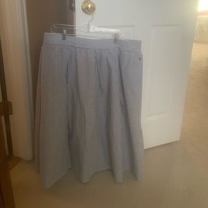 Tommy Hilfiger seersucker full skirt.